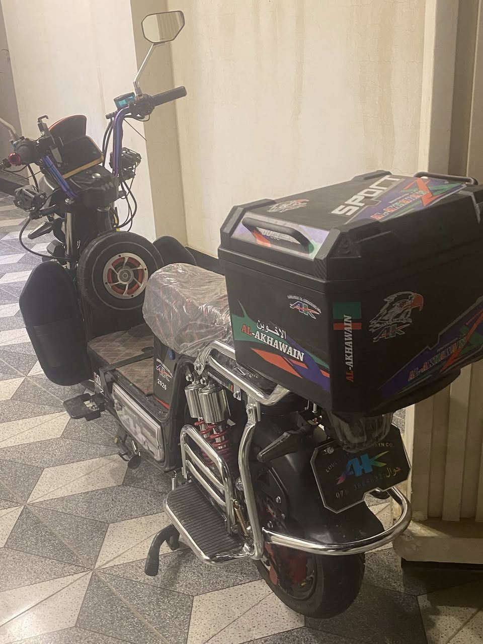 السلام عليكم 
دراجه شحن هارلي جبلي الاخوين 2026
6بطاريات 4سرع كهربائيات كلهه شغاله 
بعده جديد اول يوم رمضان جبته 
شاحنته الاصليه جادر وياه 
السعر 950بي مجال


**إذا كنت صاحب هذا الإعلان وتريد حذفه لأي سبب، رجاءا أرسل رسالة إلى الدعم الفني**