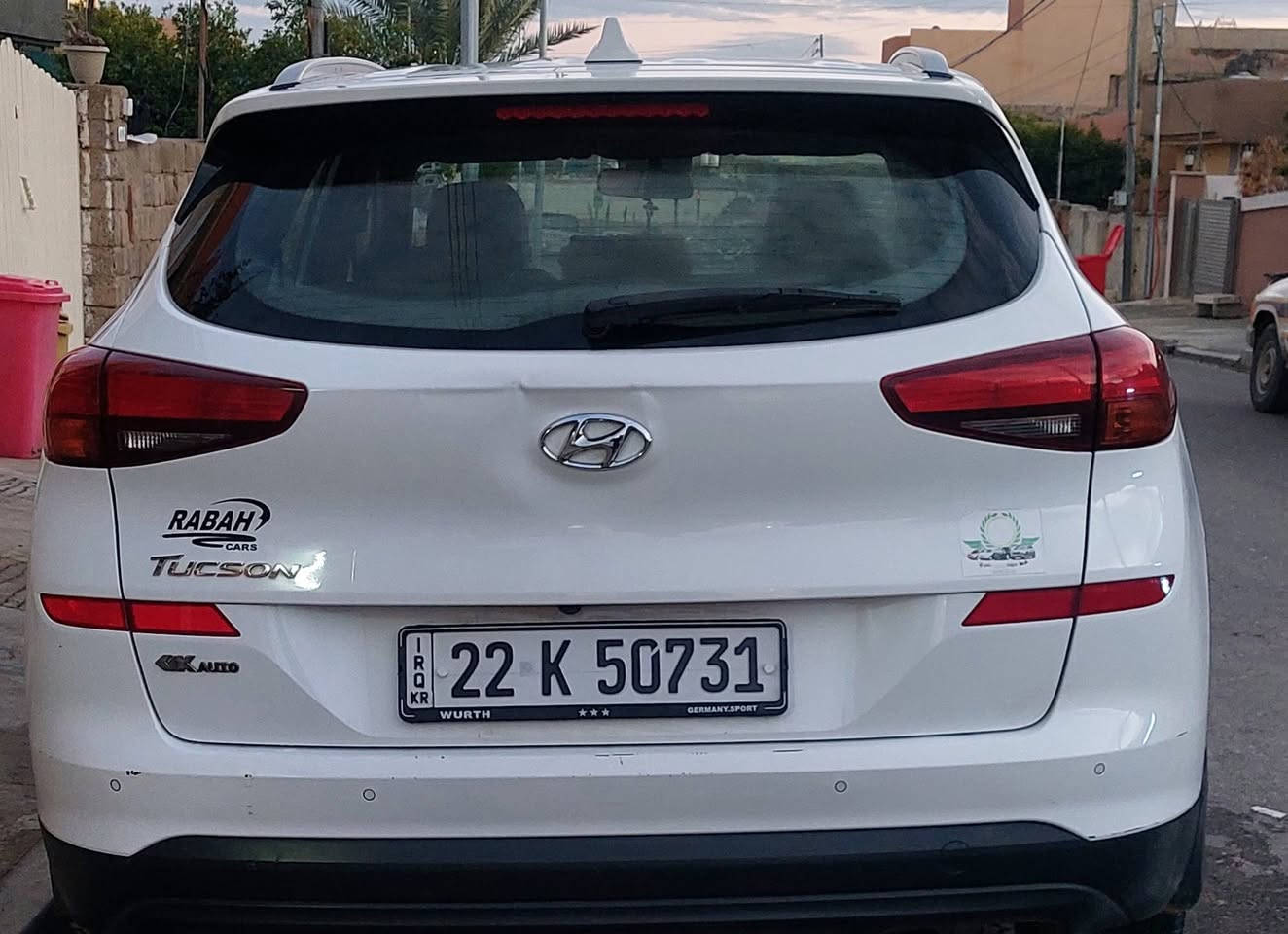 سياره توسان 2020 للبيع 
سياره جاهزه بس طغه بسيطه بيه من وره  باين ب صوره .
سنويه لحد نهايه سنه ٢٠٣٠ هزه كامله 
شرط التحويل 
المكان الحمدانية/قرةقوش 
للاستفسار الاتصال الرقم التالي 
***********
