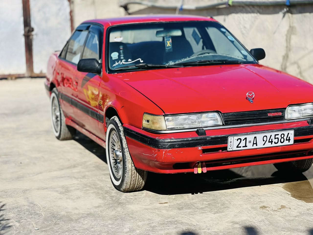 ً
السلام عليكم
                       -للبيع فقط- 
-مازدا 626 
-محرك 8 بخ
-محرك كير شرط✅ 
-صدّر تايرات جدد✅

(سياره بلاديه بدون صبغ ولا معجون ولا تبديل ع البلاد بيها باردات بسيطات فقط بدون قطره صبغ)

رقم سليمانيه بسمي شرط التحويل 

شاشه كامره
دوشمه جديده
داخلها حلو
بطاين جدد
ويل كب

سياره حلوه بشكل بلاديه داخلها بلاد وخارجها بلاد وترايها حلو وناعمه وبالعافيه ع الياخذها

——-مكلف بالنشر ——
رقم صاحبها
***********
***********
