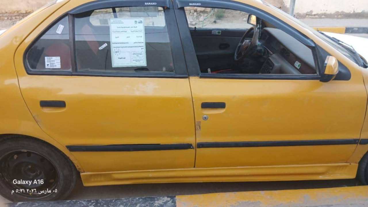 السلام عليكم سمند للبيع 2011كير مكينه حداديه تبريد راعيها اب بغداد ما اندله سنويه موجوده اكفل سرقه وعشائر وقانون سياره نضيفه مكاني النجف ما متواجد على نت ***********
