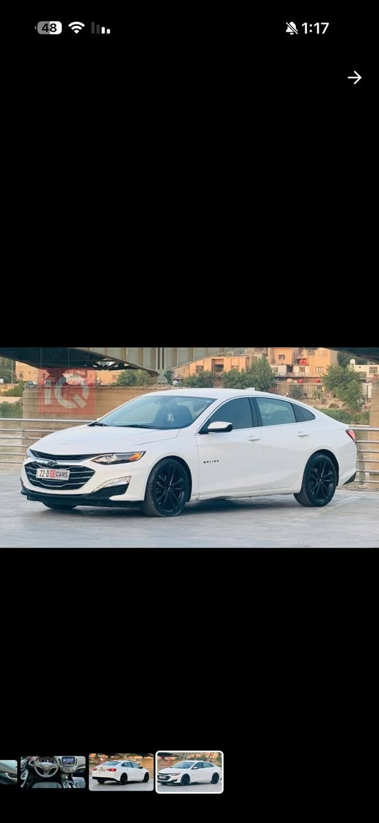 ماليبو موديل 2022 اربيل حادث بسيط جدا صور الحادث موجود وبالعراق الجالغ الامامي نطخ وتبدل بدون دواخل طخه بسيطه السياره فول ماعدا الفتحه عنوان بغداد الحريه ***********
