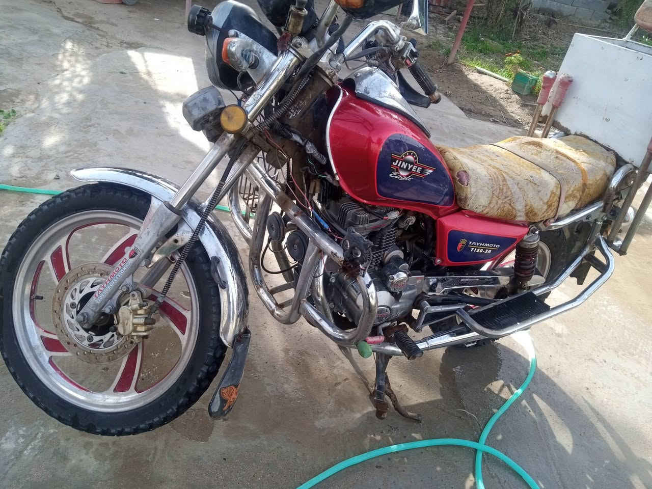 دراجة للبيع تايموتة موديل 2021 مكفولة كفالة عامة مكينة مامفتوحة اوراق الأتصال ع الرقم ***********
