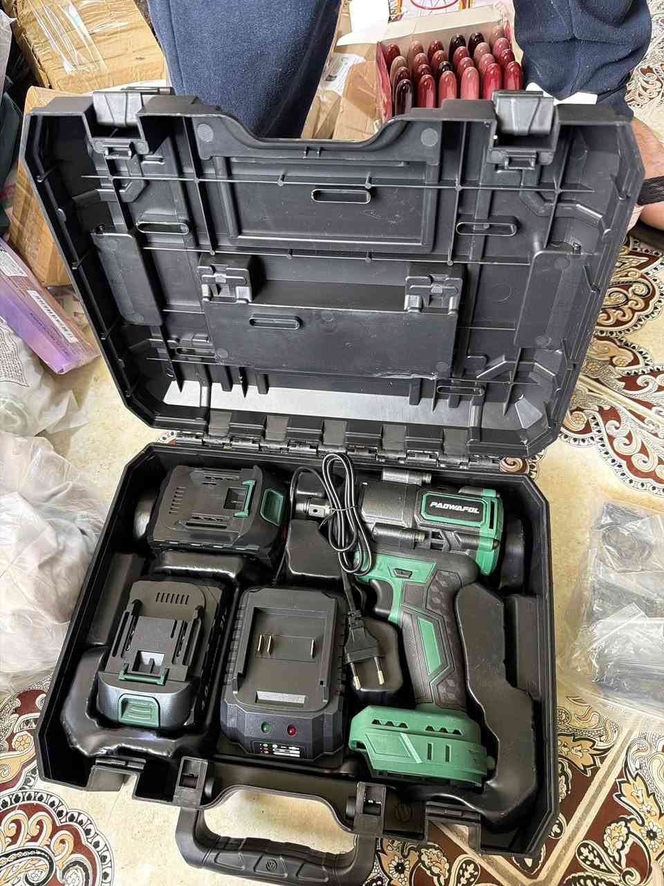 دريل بطاريتين وشاحنة بكل ملحقاته


**إذا كنت صاحب هذا الإعلان وتريد حذفه لأي سبب، رجاءا أرسل رسالة إلى الدعم الفني**