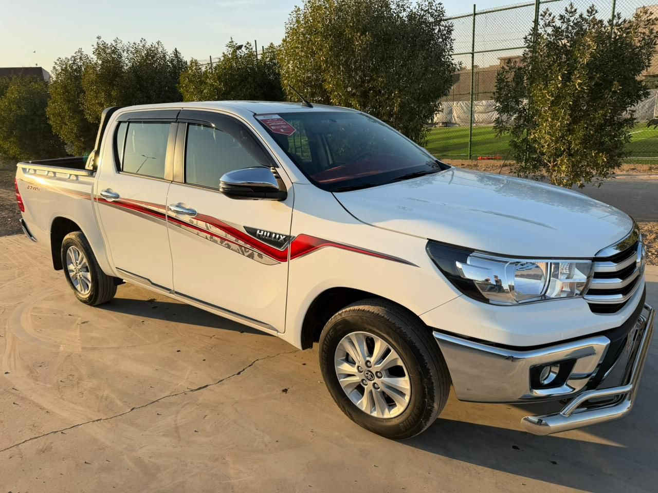 سلام عليكم 
هايلوكس 2025 رقم بغداد باسمي تحويل ثاني يوم
ضمان ساز 10 سنوات 
ماشيه 12 الف كفاله عامه
فول مواصفات 
معروفه الهايلوكس سياره جديده وتخبل مال بيت 
رايده 310 وبيه مجال 
مكاني بغداد دوره
***********
