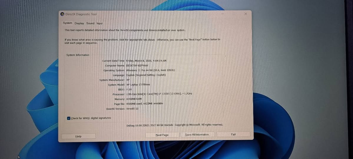السلام عليكم
لابتوب للبيع – نظيف جداً

لابتوب نوع HP طراز HP Laptop 15-fd0xxx للبيع.
المواصفات:
- سلم 
- المعالج: Core i7
- الجيل: 13
- اللون: Silver
- الاستخدام: قليل جداً
- الحالة: نظيف 100% ولا يشكو من أي عطل.
السعر[ 900،000 ] الف وبيها مجال 
الموقع: بغداد – البياع

للمهتمين التواصل خاص.
***********
