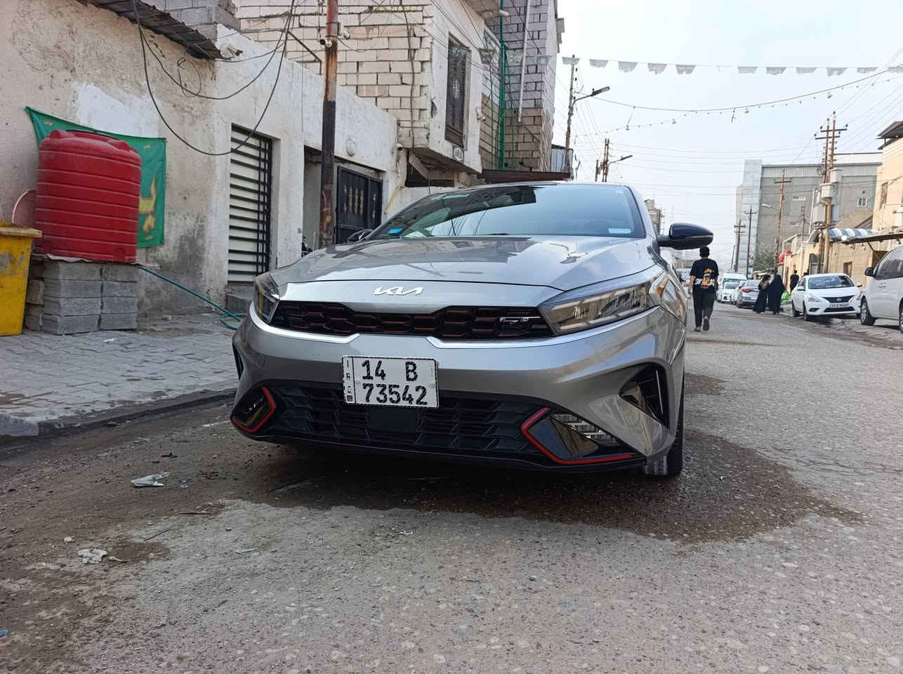 البيع او مراوس كيا فورتي جيتي  وارد امريكي كفاله عامه تقرير غرق تعمل وتسير سياره جديده رقم معوقين تخم تاير جديد سعر153 بيه مجال***********
