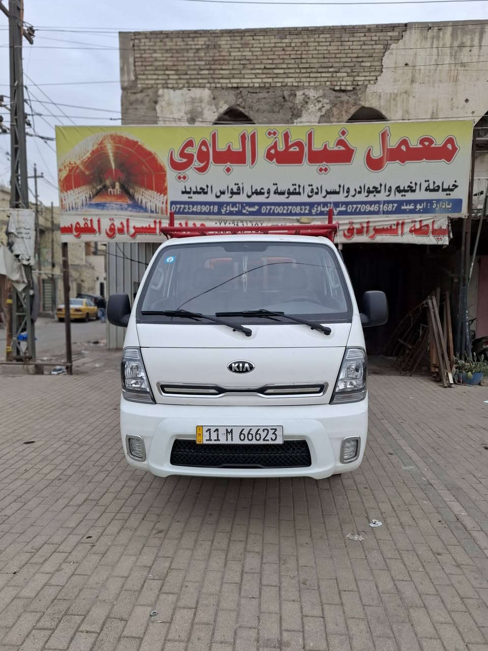 كيا فحل ٤٠٠٠ موديل ٢٢ كفالة عامة عدا بارد قليل تخم تاير خلفي محور ١٤ مكاني بغداد للاستفسار الاتصال ***********
