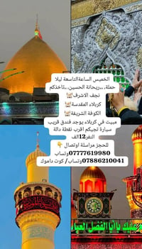 حملة ريحانة الحسين • زيارة الخميس • النجف كربلاء