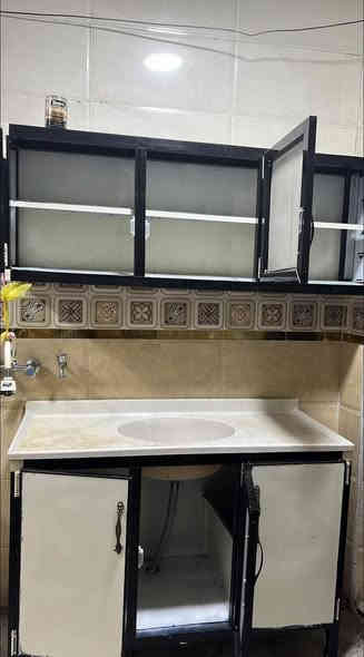 كاونتر قطعتين الالمنيوم السنك مرمر ب150 بي مجال بسيط رقمي *********** مكاني بغداد الجديده
