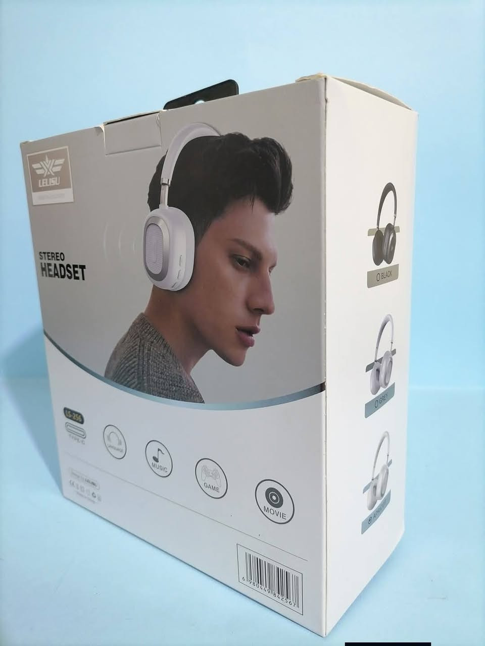 Lelisu LS-256 
 صوت:ستيريو قوي 
 بطارية: 8 ساعات + شحن Type-C سريع مش هتعطل كتير في الشحن.
 تصميم: خفيف، مريح، وقابل للطي (عشان تشيلها في أي مكان) .
 اتصال:بلوتوث سريع ومستقر .


**إذا كنت صاحب هذا الإعلان وتريد حذفه لأي سبب، رجاءا أرسل رسالة إلى الدعم الفني**