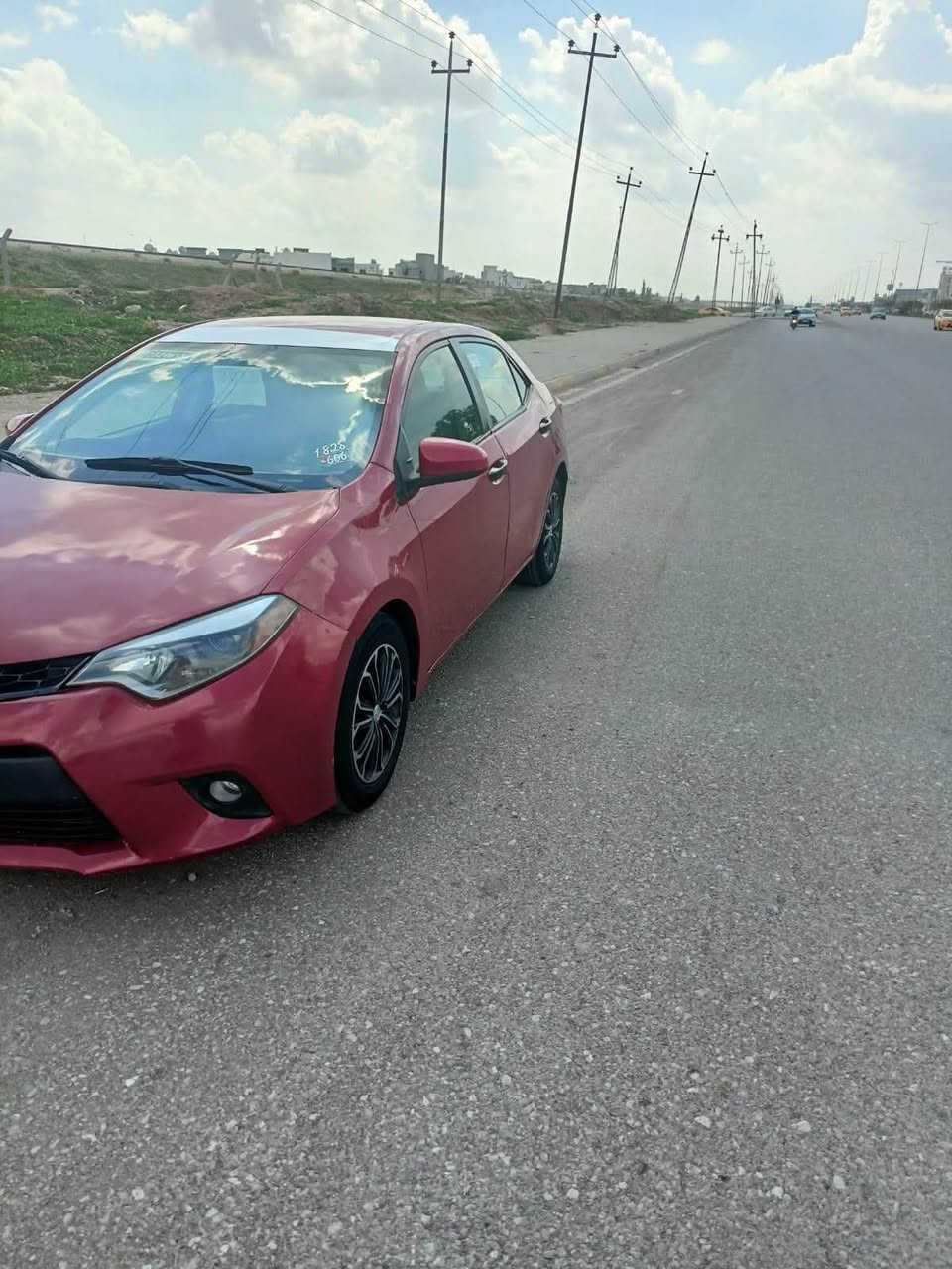 كورلا موديل 2016 صبغ احزام كلها شرط السعر 105 وبيها مجال المكان الشركاط /***********

