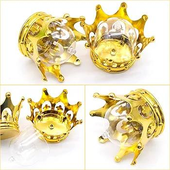 هذا المنتج هو عبارة عن صندوق أو علبة هدايا صغيرة على شكل تاج ذهبي مع قبة بلاستيكية شفافة، تُستخدم عادةً لتوزيعات الحفلات أو كديكور منزلي.
الاستخدام: علبة هدايا قابلة للتعبئة للشوكولاتة، الحلويات، أو تذكارات صغيرة.

المناسبات: مناسبة لحفلات استقبال المولود، أعياد الميلاد، والزفاف.

التصميم: قاعدة بلاستيكية ذهبية اللون مع غطاء بلاستيكي شفاف.


**إذا كنت صاحب هذا الإعلان وتريد حذفه لأي سبب، رجاءا أرسل رسالة إلى الدعم الفني**