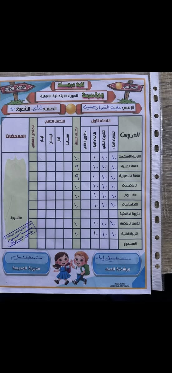 ♥️يعلن ادارةً معهد الميار لتدريس الخصوصي نظام تدريس حقيبه كامله  يوميا 3 محاضرات مع تحضير الواجبات  والامتحانات ومتابعه الطالب يوميا حقيبه كامله.من الاول للخامس 50 السادس 75 الاول والثاني 75 الثالث 125 الف حقيبه كامله. كل مدرسه ماده اختصاص  العنوان البلديات خلف مخازن الاسمنت توجد خطوط نقل ⚫️⚫️للتواصل ***********
