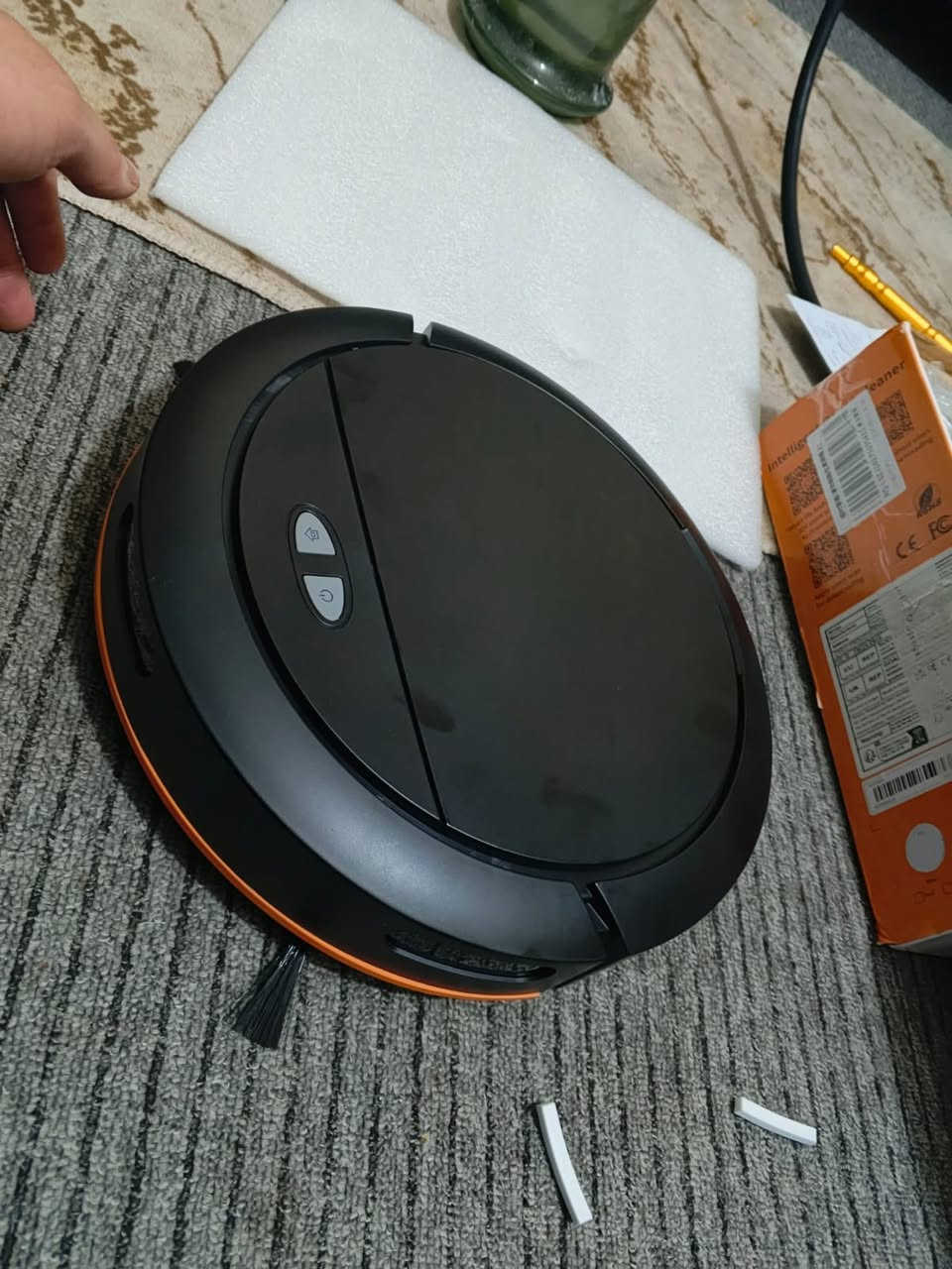 روبوت كنس ومسح 2 في 1.
الملاحة: تستخدم نظام ملاحة ذكي لمسح وتخطيط المنزل.

الوظائف: تتميز بوظائف الكنس والمسح والتنظيف.

التحكم: يمكن التحكم بها يدويًا أو عن طريق جهاز تحكم عن بعد أو عبر تطبيق واي فاي.
150 الف


**إذا كنت صاحب هذا الإعلان وتريد حذفه لأي سبب، رجاءا أرسل رسالة إلى الدعم الفني**