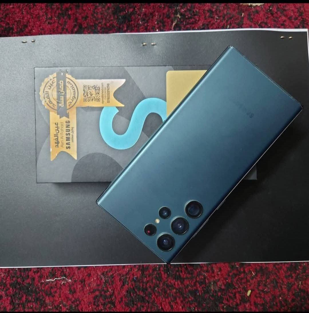 سامسونك S22الترا
مواصفاته معروفة نفس مواصفات 23الترا بالضبط 

 وغني عن التعريف من ناحية شحن وشاشة وكامرة ومعالج 

وداعم للذكاء الاصطناعي ١٠٠%

ذاكره 256 رام12

بطارية 5000

الجهاز بلادي ممفتوح شرط وتر بروف

ضد الماء

دبل خط شرق اوسط

كامل ملحقات الجهاز نضافه 100%

السعر 600 وبي مجال
مكان/ الانبار - الرمادي
الهاتف ***********
