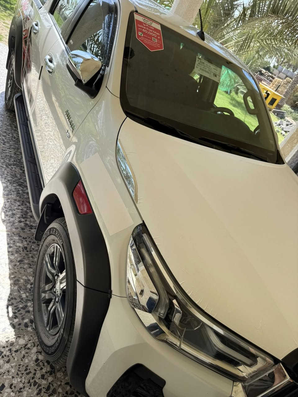 سلام عليكم 

لبيع او مراوس 
بيكم هايلوكس موديل TRD 2023
ساز ام الظمان 
رقم اربيل ماشية 80 الف 
كفاله عامه 
مواصفاته فول 1/1 :
1: بصمه ابواب
2: اشاره ترحيب
3: ثلاجه
4: تبريد قطعتين
5: فور ويل 4x4
6: كشنات تريد تدفئه
7: مثبت سرعه
8: شاشه كبيره
9: كامره خلفيه
10: محرك V6 سلندر
11: امرايات شفط
12: تحكمات استيرن
ECO نظام :13
14: شحن لاسلكي
15: مانع انزلاق
16: شاشه تبريد
17: حساسات اماميه خلفيه

العنوان بغداد ناحية الرشيد 
***********
