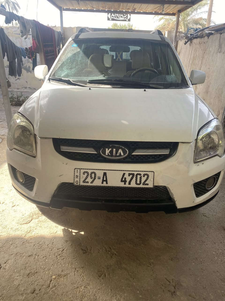 كيا سبورتج 2010 محرم 2000 خليجي لون ابيض رقم واسط دولي مكان السياره واسط بس السياره متجايه للبيع رقم ***********  75 وبيه مجال للشراي
