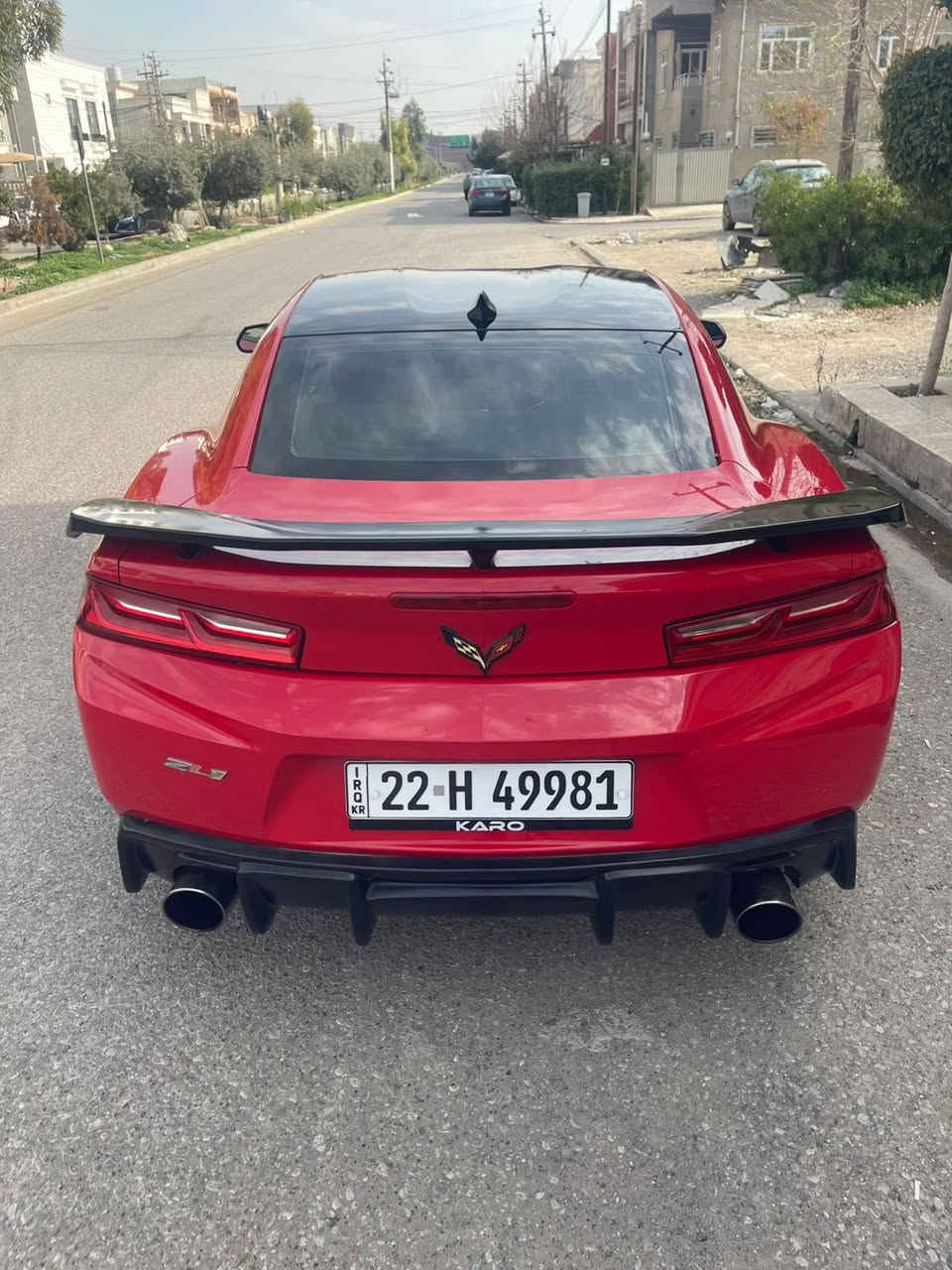 للبيع كمارو 2016                  ماشي 73 سياره بي قطعتين صبغ ومكانين بارد محرك 4 سلندر بدون عيب بدون فتح  سنويه هزه فحص كله بل شرط.                  مكان سياره اربيل     سعر 100 يعني دفتر
***********
فقط بيع
