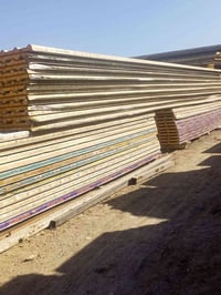 بسم لله الرحمن الرحيم سلام عليكم يوجد ساندويج  ضد الحريق سقفي وجداري ج...