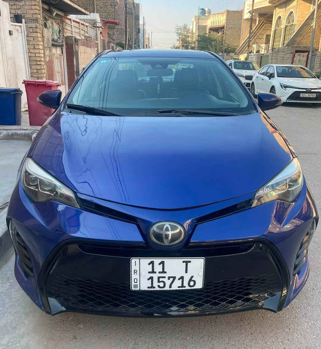 للبيع: تويوتا كورولا
🔹 الموديل: 2018
🔹 الفئة: SE
🔹 الوارد: أمريكي

ضرر السياره  الجاملغ الخلفي  فقط، 
بدون إيرباك  
‏ملاحظة السيارة بيهه حالوب  بالعراق وتم تصليحها

‏سونار  مرفق مع الصور

✅ المحرك والكير مكفولات
✅ الرقم والسنوية جديدة (تحويل مباشر)

المواصفات السياره 

*  فتحة سقف 
* شاشة أصلية
* كاميرا خلفية
* تحكم بالستيرن من الجهتين
* كروز سرعه
* شفتات كير
* رادار أمامي
* مانع انزلاق
* تبريد (A/C) ممتاز
* لايتات زينون أصلية

📍 الموقع: بغداد – البلديات

💰 السعر: 120 وبي مجال 

📞 للاستفسار:
***********
