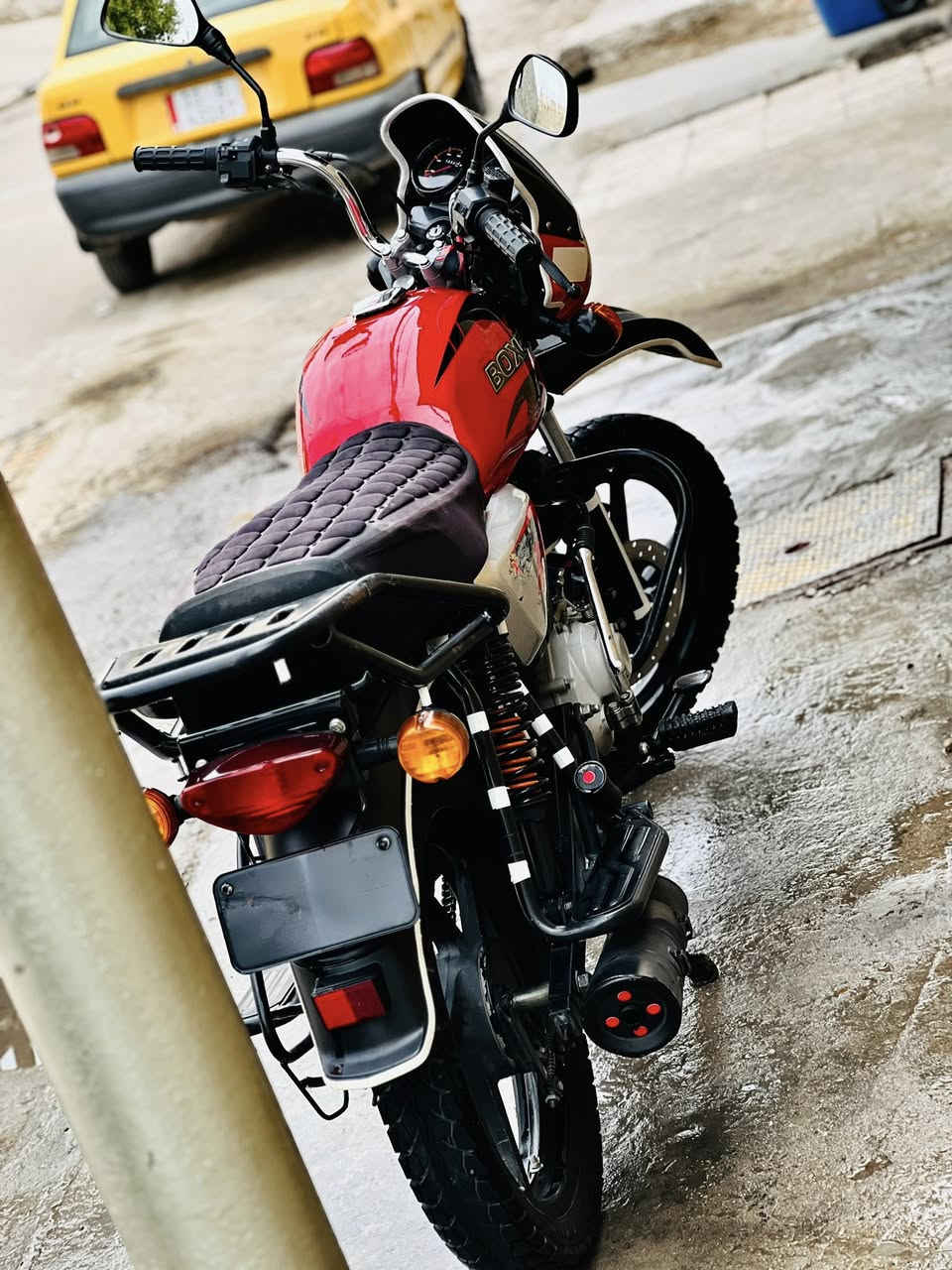 السلام عليكم بوكسر جبلي موديل 2022 اوراق كامله شرط الترقيم دراجه كامله خير من الله السعر مليون او 200 او بيهه مجال بسيط العنوان بغداد تقاطع درويش الرقم ***********
