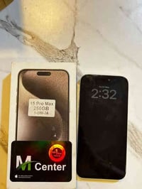 ايفون ١٥ برو ماكس تيتانيوم للبيع سيم كارت واحد مبدل شاشة و بطارية تجار...
