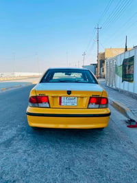 سمند موديل 11السيارة جديدة مصفرة هية وغرامات السيارة بدون صبغ وضربة كي...