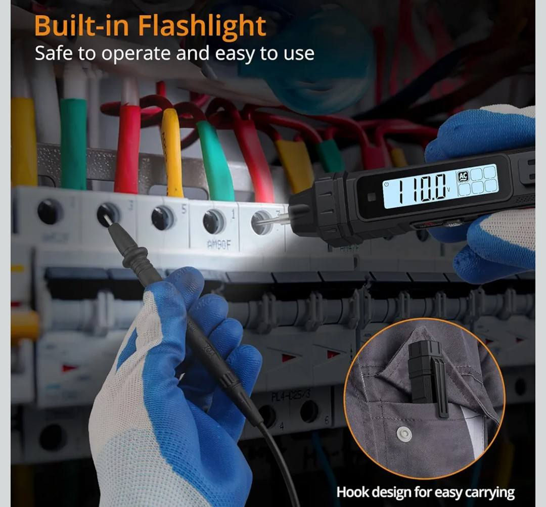 قلم قياس متعدد، الموديل: AN-20، المادة: ABS، البطارية: بطاريتان AAA بقوة 1.5 فولت (غير مرفقة)، الاستخدام: للكشف عن جهد التيار المستمر، الكشف عن جهد التيار المتردد، الكشف عن الجهد بدون تلامس، الكشف عن الأسلاك الحية


**إذا كنت صاحب هذا الإعلان وتريد حذفه لأي سبب، رجاءا أرسل رسالة إلى الدعم الفني**