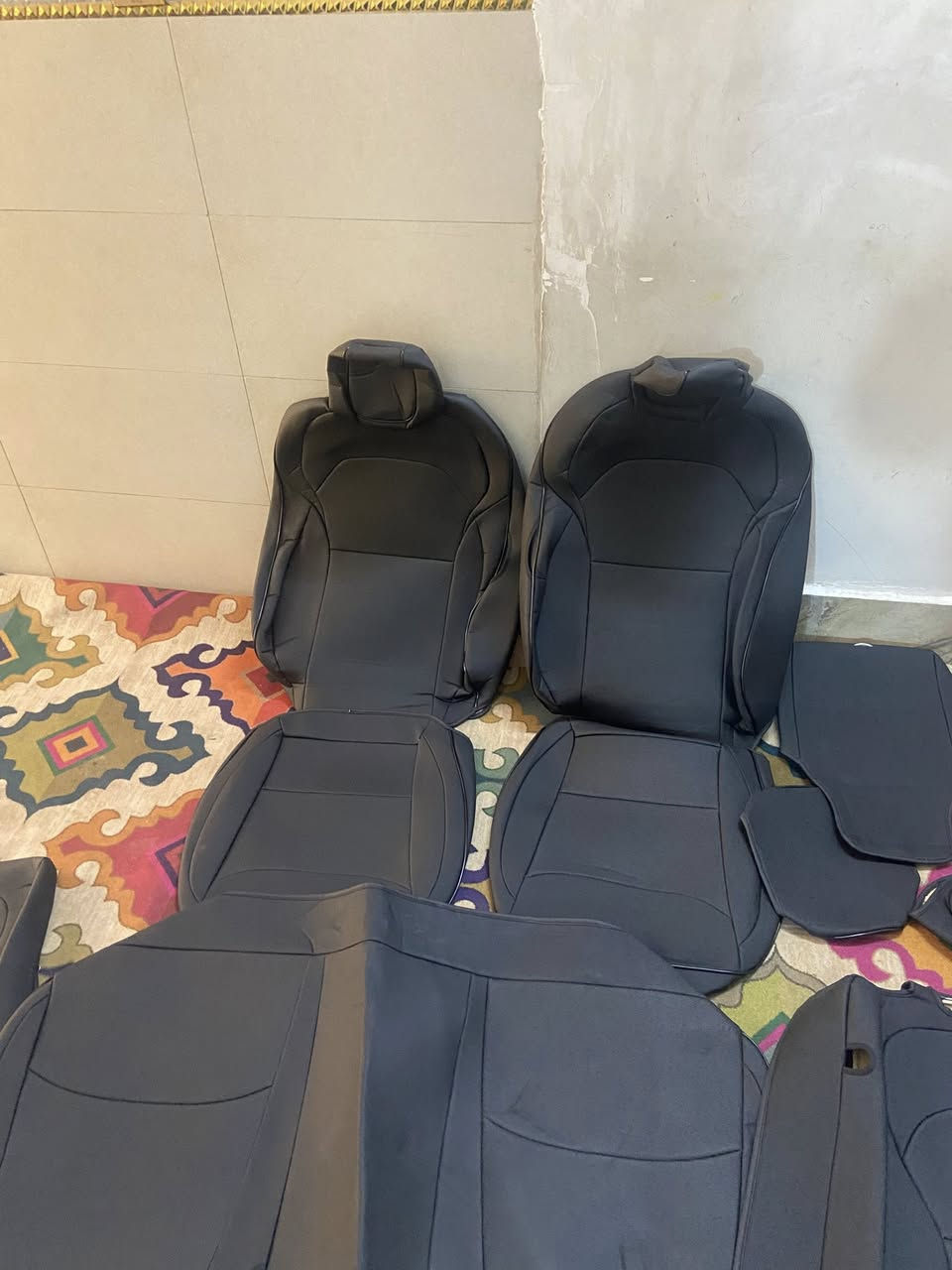 السلام عليكم دوشمه سياره عملاقه جوكر جلد ثخين جدا وزن ثقيل جديد غير مستخدم السعر ٧٠ الف***********
