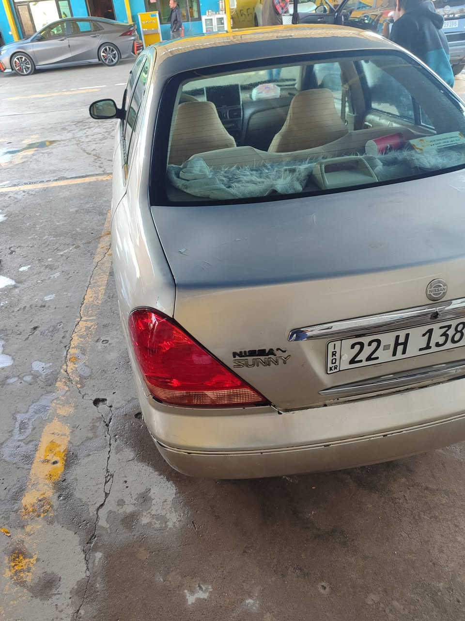 سني ياباني للبيع 70 ورقة
سني ياباني 2004 للبيع الموقع اربيل صبغ عام بسبب اللون جارد اصل خصوصي بدون ضربة بدون دواخل گير اوتوماتيك بيه منظومة غاز حكومية 
سنوية السيارة لغاية 2030
فحص وهزة تنتهي شهر التاسع
للاستفسار اكثر التواصل على الرقم ***********
