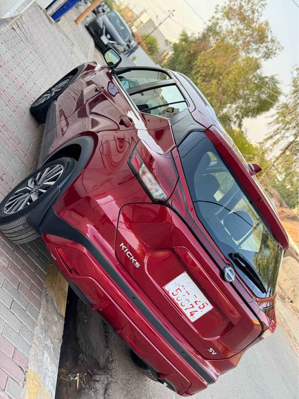 نيسان كيكس SV
موديل 2023
لون ماروني 
ماشية 25 milالف

مواصفاتها…

✅تشغيل عن بعد
✅نقطة عمياء
✅كاميرا خلفية
✅اوتو هولد
✅هندبريك بصمة
✅بصمة ابواب
✅منفذ شاحن تايبسي و يو اس بي
✅شاشة لمس
✅بلوتوث و كار بلاي
✅رادارات
✅تحديد مسار
✅كيج الكتروني
✅اوتو ستوب
ضرر سيارة. فقط بنيد صبغ (شانصي سكن  بي تعديل ) 
بشرط رقم تترقم شمالي باقي مدة رقم 45يوم 
ايرباك فقط (سترين و تكمة)طاك راجع بلادي 
سعر 132$ بي مجال لطيبين 

***********
مكان سيارة كركوك كركوك, العراق
