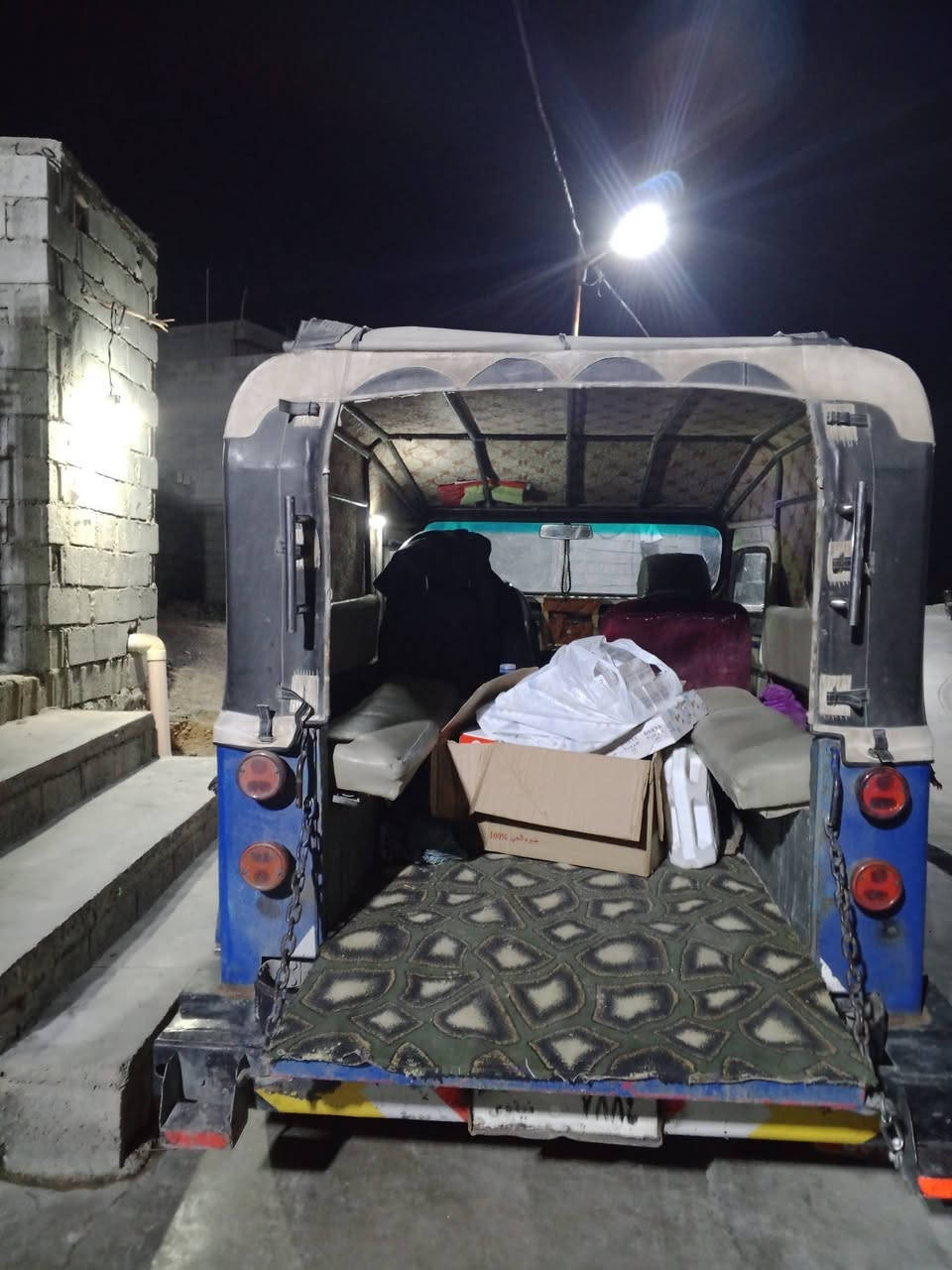 السلام عليكم
جيب روسي للبيع بدون رقم كير عادي راس الثور محرك ونجي نضيف مكفول بريك باور سياره نضيفه تعمير جديد السعر 3ونص للاستفسار اكثر خاص او الاتصال على الرقم***********
