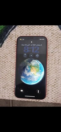 آيفون 11 العادي  كلش جديد وماداخل تصليح  بطارية 85 وذاكره 128  تحديث 2...