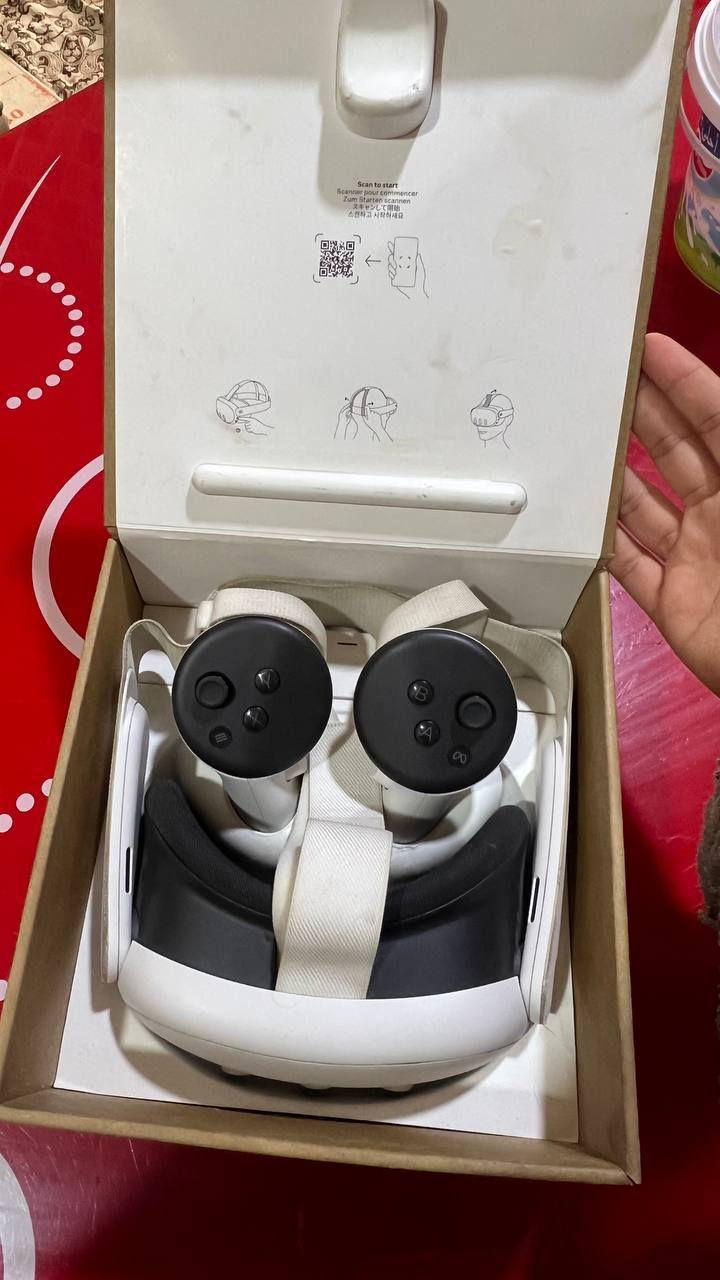 🔥 للبيع Meta Quest 3 – استخدام نظيف
✨ نظافة حلوة ومقبولة
✅ شغال 100% بدون أي مشكلة
🎮 الجهاز + اليدات فقط
❌ بدون ملحقات إضافية
📩 التواصل ***********
