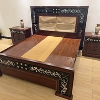 غرفة نوم نفرين مع كامل ملحقاتها نظيفه جداً  السعر ٢٥٠ الف المكان شارع ...