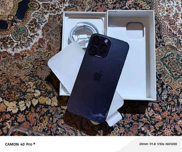 ون 14برو ماكس نضافه فول وتر بروف جهاز ما مبدل بيه اي شي ع وضع شركه فقط ضهر بيه مفطور بطاريه 84السعر 900وببه مجال بسيط مكان كربلاء حي النصر للستفسار خاص***********
