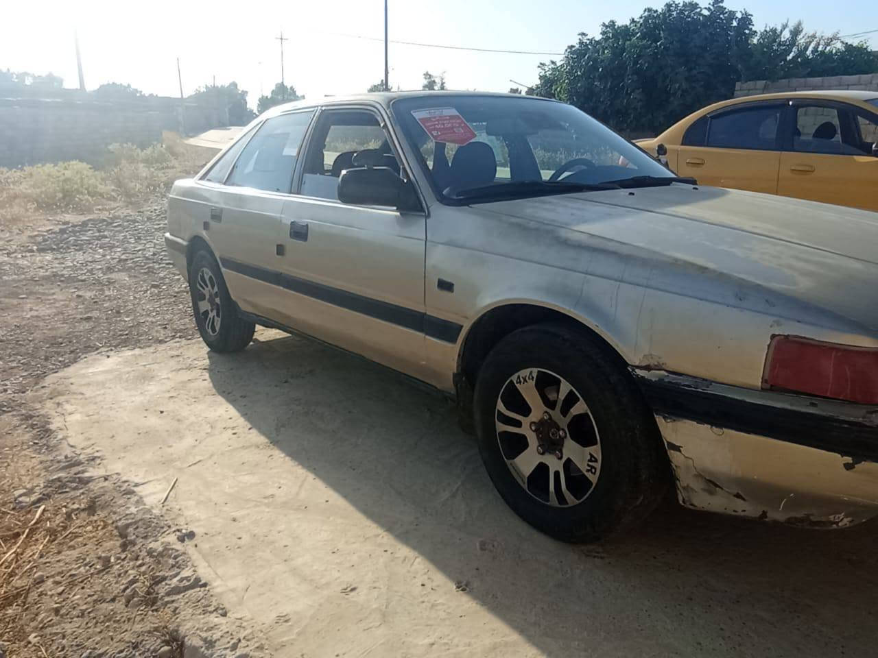 مازدا 626جنطه 
گير اوتوماتيك
 محرك 12بخ بي بداية صرف 
جامات كهرب ويل كب 
رقم الماني كركوك  شرط التحويل 
أو الوكاله من الوكيل 
بيها كوبون كركوك 
سياره وضع شركه بلاضرر خلاص 
   (26)$وبيها مجال 
 ***********
 ***********
