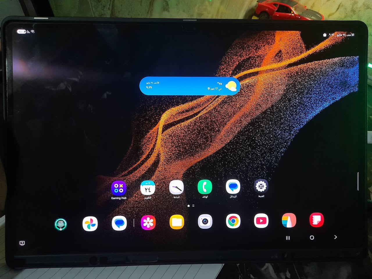 للبيع جهاز Tab Samsung S8 Ultra
السلام عليكم . جهاز تاب سامسونغ للبيع ذاكرة 256GB بحجم شاشة 14.6 انج ( اكبر شاشة لجهاز تاب ) مع القلم الاصلي للجهاز  S pen . معالج سناب دراغون 8 اليت قوي جدا للالعاب والمونتاج . بتردد 120 هرتز . وشاشة سوبر Oled تعطي الوان حقيقية بدقة 2k  . مفيد جدا للطلاب للدراسة والكتابة والرسم جدا سلسة وايضا قوي في الالعاب وصناعة المونتاج 
لمعلومات اكثر عن الجهاز شاهد مراجعات في اليويتوب
الجهاز نظيف جدا مابيه اي شخوط بطاريته 96% تدوم ٧_٨ ساعات باقصى اداء 
السعر 910 " سعر اقل من السوق بكثير لان المستخدم ينباع فوك المليون و١٠٠ الف "  توصيل فقط في الموصل. باقي المحافظات اذا عندك توصيل راسلني
يأتي مع القلم تبات "نبلات" اضافية اصلية


**إذا كنت صاحب هذا الإعلان وتريد حذفه لأي سبب، رجاءا أرسل رسالة إلى الدعم الفني**