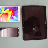 ايباد سامسونك طافي  وايفون فايف تشتغل شاشه يرادله شحن سامسونك تاب ٤ اب...