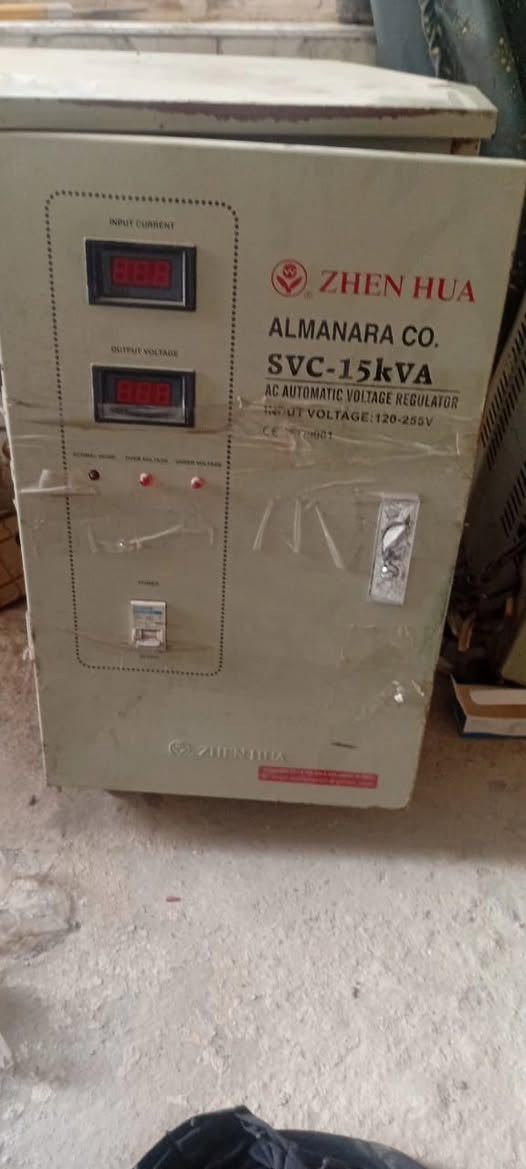 ستبلايزر رافع فولتيه ١٥ كيفي ٤٥ امبير تركي واتساب *********** سعر مناسب جدا
