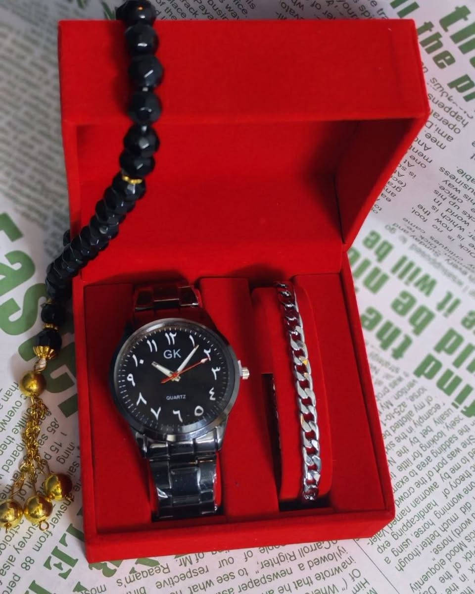 بكج رجالي أنيق 🖤
⌚ ساعه +  أسوار ستانلس ستيل
 📿 سبحه
✨ إطلالة متكاملة بلمسة فخامة
✨ مثالي للاستخدام اليومي أو هدية مميزة

🚚 توصيل لكافة المحافظات وأنحاء العراق


**إذا كنت صاحب هذا الإعلان وتريد حذفه لأي سبب، رجاءا أرسل رسالة إلى الدعم الفني**