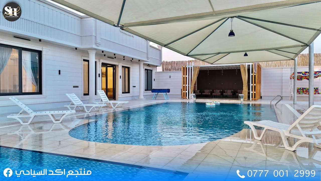 اهلا و سهلا بكم في منتجع اكد السياحي vip😍📍 موقع المزرعه في قضاء بلد🤩منتجع اكد السياحي مسبح و شاليه موثث بالكامل🏯 يحتوي المنتجع على غرفتين نوم مؤثثه بالكامل و صاله كبيره 💕مكان للشواء ♨️و يوجد العاب للاطفال و حدائق كبيره 🌿يحتوي المنتجع على جلسه خشبيه مطله على المسبح 💧🌊💟اوقات الشفتات🕛الشفت الصباحي من .. (10 ص الى 6 م) 💕الشفت المسائي من.. (8 م الى 8 ص) 💕و الشفت المزدوج من.. (10 ص الى 8 ص) 💕🚨 (الحجز يكون للعوائل فقط)الحجز يكون مسبق عن طريق الزين كاش 💵💵للحجز و الاستفسار إرسال رساله على الخاص 🌷 رقم الحجز (***********) وات ساب + اتصال
علما ان المزرعه موثوقه في تطبيق اجرلي
