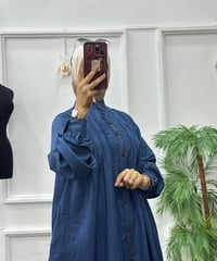 ثوب جينز • صيفي خفيف • مقاسات L-3XL