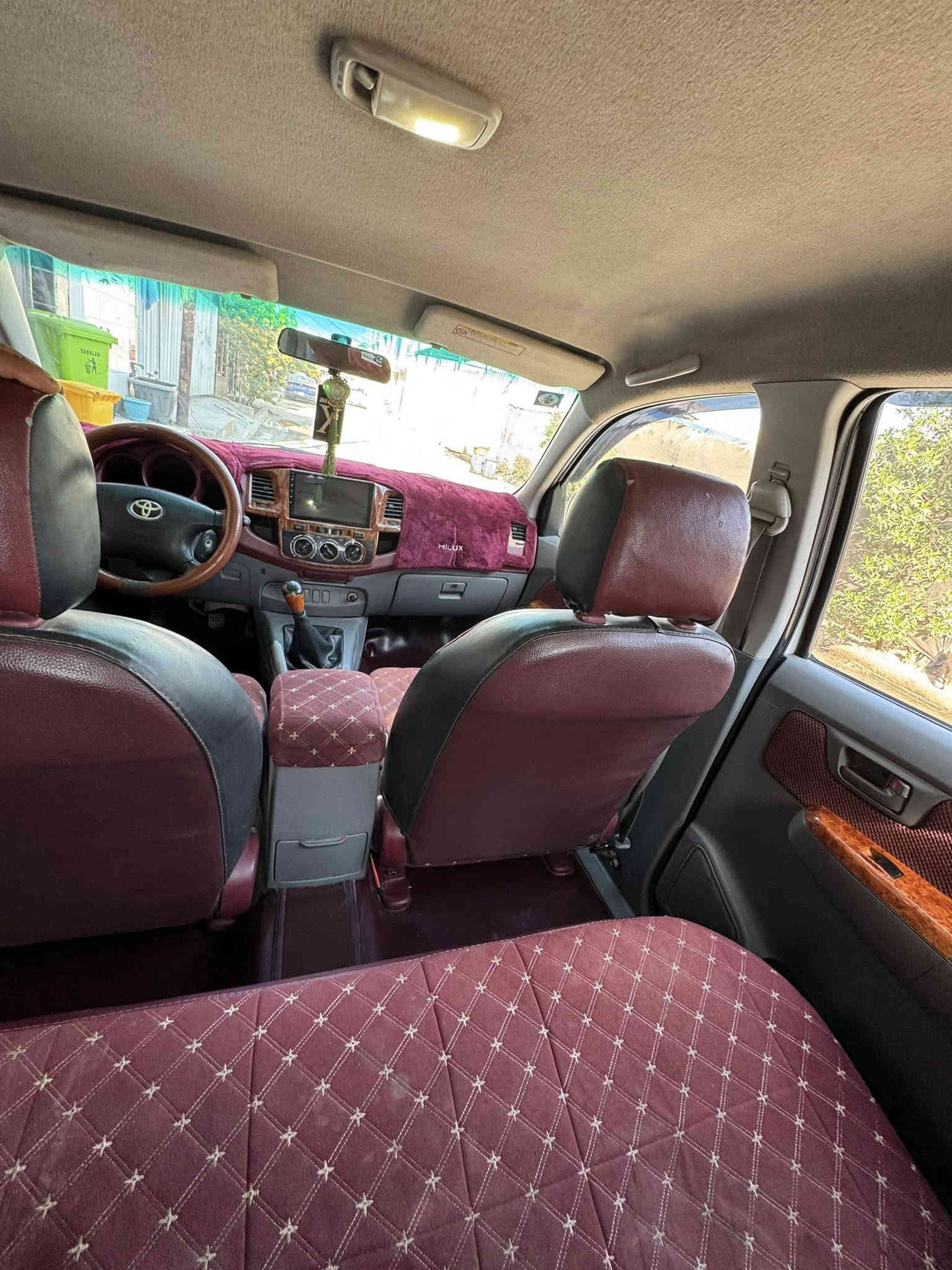 سلام عليكم بيكم هايلوكس 2009 سياره كير مكينه اكسل خير من الله بسمي رقم واسط سونار مرفوع بل صور مكاني بغداد شعب *********** 
سعر 145وبيه مجال
