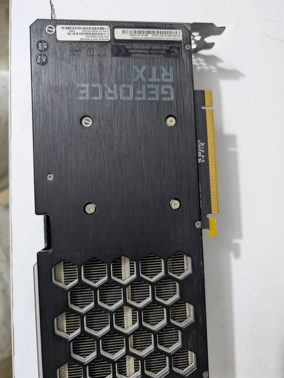 للبيع كارت 3060ti براند Palit 
الكرت نظيف ممفتوح و لا مبدل معجونه
السعر 350،000 مكاني النجف
التواصل عالخاص


**إذا كنت صاحب هذا الإعلان وتريد حذفه لأي سبب، رجاءا أرسل رسالة إلى الدعم الفني**