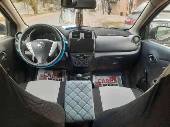 نيسان فيرسا موديل 2016 للبيع السياره جاهزه ماتصرف  عليها كلشي كير محرك شرط تبريد تدفئه شغال طخم تايرات جديد كلشي بيها شغال محرك ١٦ بيها اربع قطع صبغ مكان موصل الايسر
السعر 87
***********
