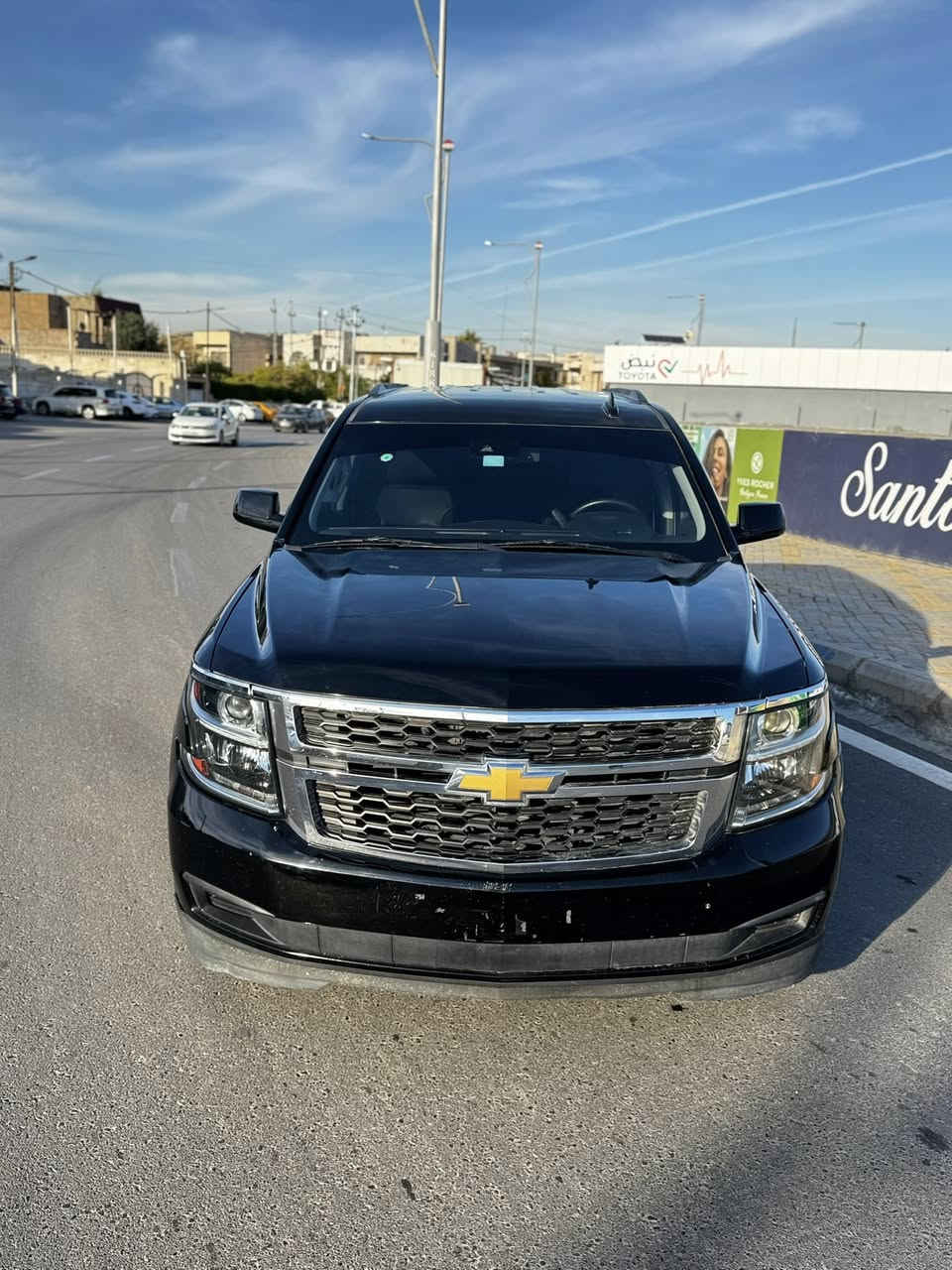 تاهو 2019
موصفات lt
كشنات جلد 
كشن هيتر 
سياره كلش حلوه مشالله 
حادثة فقط طلقه بل جاملغ الخلفي بدون دواخل بدون اير باك 
داخله كتاب ضباط
سعره 350$
الستفسار اكثر 
***********
***********
