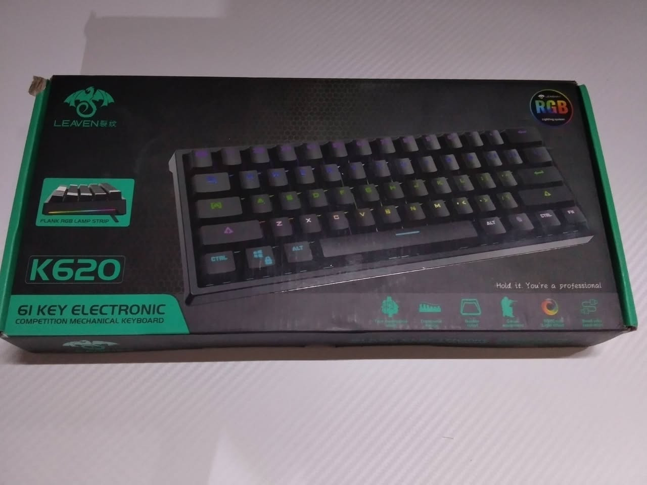🔥 للبيع كيبورد ميكانيكي احترافي 🔥
LEAVEN K620 – 61 زر
إضاءة RGB قوية 🌈
حروف عربي + إنكليزي
حجم صغير مناسب للألعاب والاستخدام اليومي 🎮
⌨️ مفاتيح ميكانيكية سريعة واستجابة عالية
✨ نظيف جداً وما بي أي مشكلة
📦 موجود بالكرتون
💰 السعر: 50 ألف دينار 
📍 التوصيل متوفر لجميع المحافظات العراق 
للحجز والاستفسار خاص 📩


**إذا كنت صاحب هذا الإعلان وتريد حذفه لأي سبب، رجاءا أرسل رسالة إلى الدعم الفني**