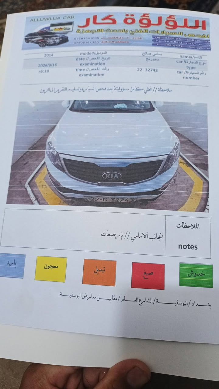 للبيع ٢٠١٤
مكفول +السونار بالمنشور
رقم ارييل بسمي
سعر ١٥٠
***********
