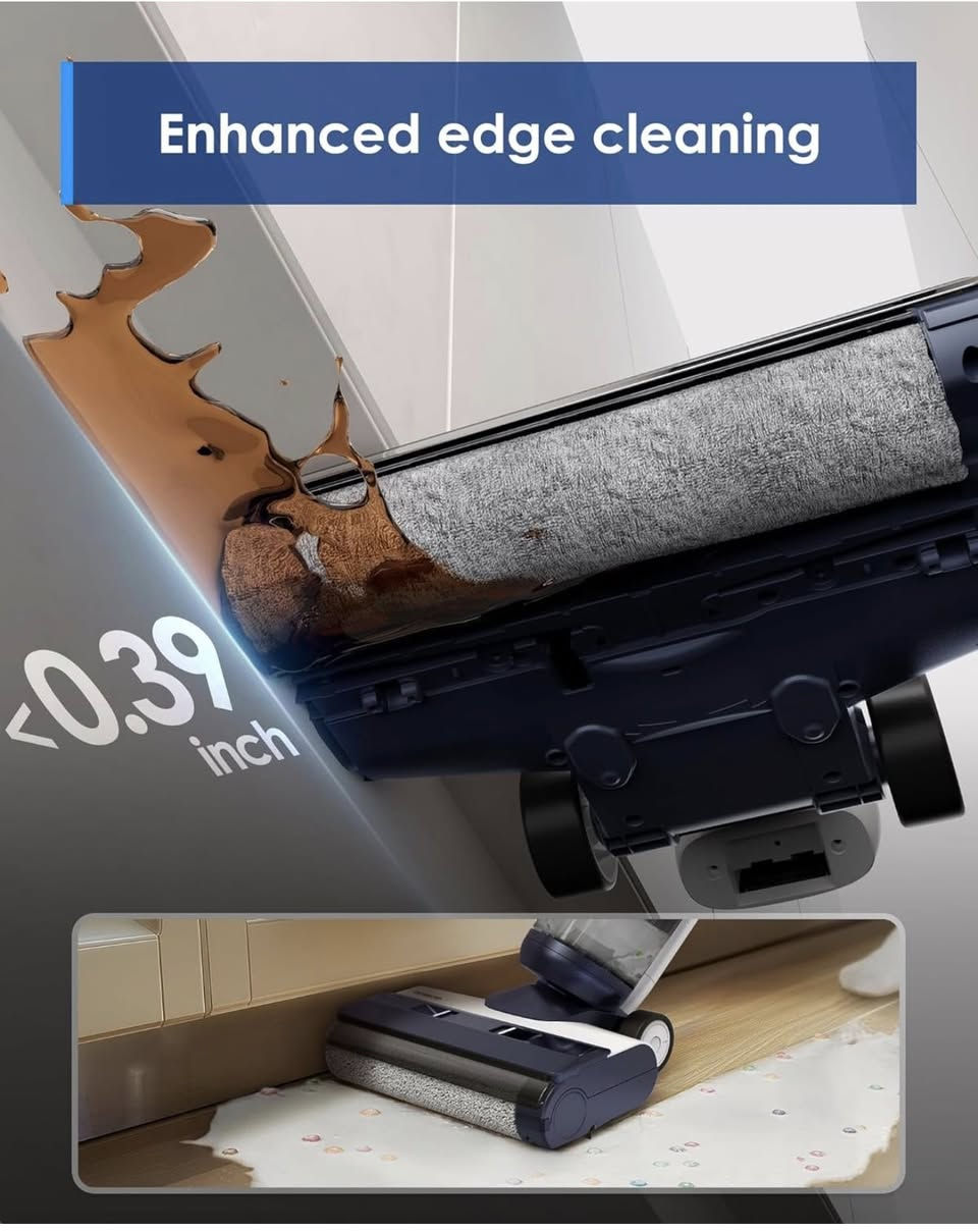 متوفر من شركة Tineco البريطانية💐

مكنسة كنس ومسح  Tineco Floor One S5 Extreme  

مكنسة كهربائية الكل في واحد للرطب والجاف، 
شحن سمارت مع تصميم خزان مزدوج، 
| شاشة LED ذاتية التنظيف للأرضيات الصلبة وشعر الحيوانات الأليفة،

Tineco Smarter Vacuum & Mop 2-In-1 – تنظيف الأوساخ الرطبة والجافة وإزالة الأوساخ الصلبة واللزجة بسهولة على الأرضيات الصلبة. مع تقنية المستشعر الذكي Tineco iLoop، تقوم المكنسة الكهربائية الرطبة والجافة تلقائيًا بضبط قوة الشفط وتدفق المياه وسرعة فرشاة الفرشاة لتنظيف جميع الأوساخ.

أداء تنظيف من الدرجة الأولى - يمكن للفرشاة الدوارة Floor One S5 الحصرية أن تنزلق بالقرب من الألواح وتنظف الزوايا التي يصعب الوصول إليها. ستصبح أرضياتك جافة تمامًا وخالية من الخطوط في دقائق معدودة.

خزان مزدوج بسعة أكبر - خزان المياه أكبر بنسبة 30% من الطابق الأول الأخير، لذا يمكنك تنظيف مساحات أكبر دون انقطاع. يعمل نظام الخزان المزدوج للمكانس الكهربائية Tineco على فصل المياه النظيفة عن المياه المتسخة، لذلك يمكنك دائمًا التنظيف باستخدام المياه العذبة والمنظفات.

سهولة الصيانة – لا تلمس الأسطوانة المتسخة مرة أخرى أبدًا. تعمل وظيفة التنظيف الذاتي للمكنسة الكهربائية الرطبة والجافة على مسح الخط الداخلي ولفافة الفرشاة تلقائيًا وتتيح إجراء صيانة سريعة ونظيفة. فلتر الشعر يجعل من السهل إزالة شعر الحيوانات الأليفة. تسهل قاعدة الشحن 3 في 1 تخزين الوحدة وشحنها.

التنظيف الذاتي والتوجيه الصوتي - يعمل التنظيف الذاتي Floor One S5 على تنظيف بكرات الفرشاة والخرطوم تمامًا بضغطة واحدة للصيانة بدون استخدام اليدين. بعد التنظيف، يقوم التجفيف بالطرد المركزي بإزالة الماء من الأسطوانة بشكل فعال. يمكنك أيضًا مراقبة أداء التنظيف باستخدام المساعد الصوتي، الذي يوفر تذكيرات مفيدة للصيانة.

جديدة لوك مع كافة ملحقات👍
السعر 250 الف💐


**إذا كنت صاحب هذا الإعلان وتريد حذفه لأي سبب، رجاءا أرسل رسالة إلى الدعم الفني**